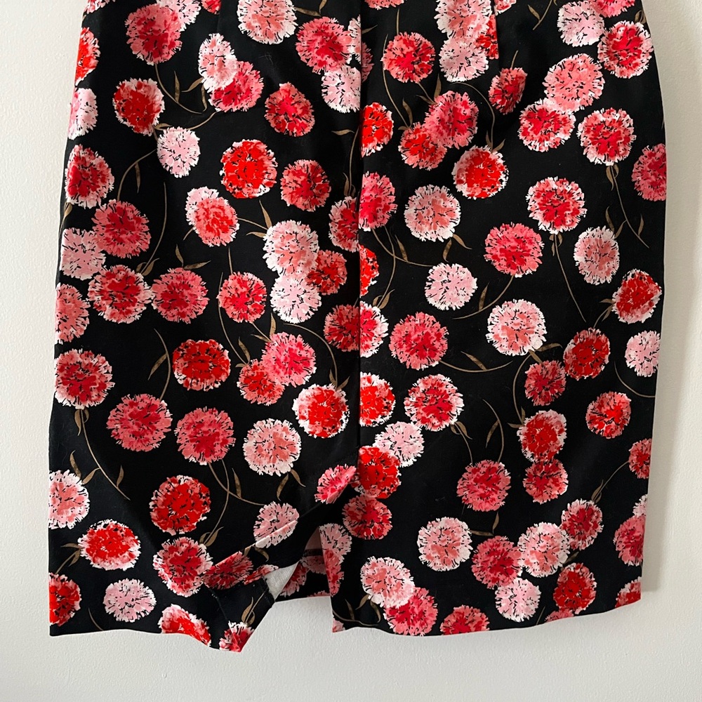 Talbots Black and Pink Pencil Skirt - Picture 3 of 5